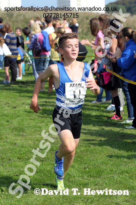 Boys under-13s Sunderland Harreirs Cross Country. Photo: David T. Hewitson/Sports for All Pics